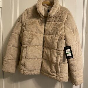 NEW Marc New York Faux Fur Jacket large